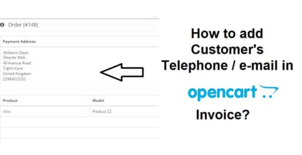 how-to-add-customer-s-telephone-e-mail-in-opencart-2-0-invoice