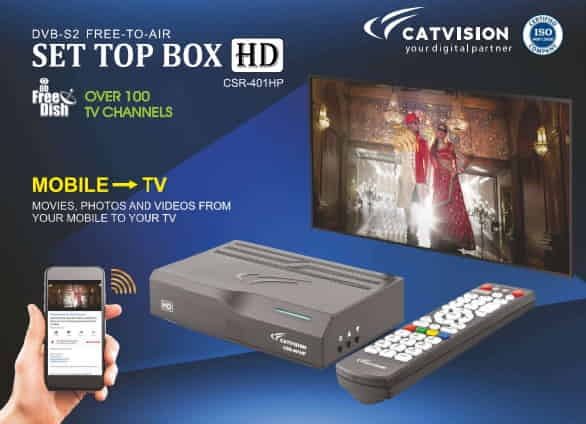 Buy Catvision High Definition STB CSR-401HP with WiFi (Tubicast)