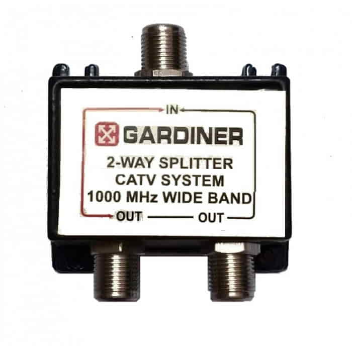 Gardiner 2-Way 1000 MHz Wide Band Splitter