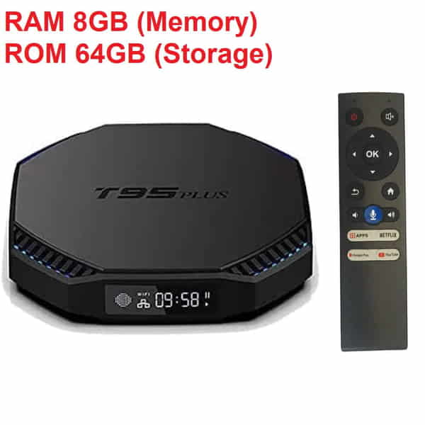 Buy Online T95 Plus 8GB RAM / 64 ROM Android 10 TV OTT Internet TV ox