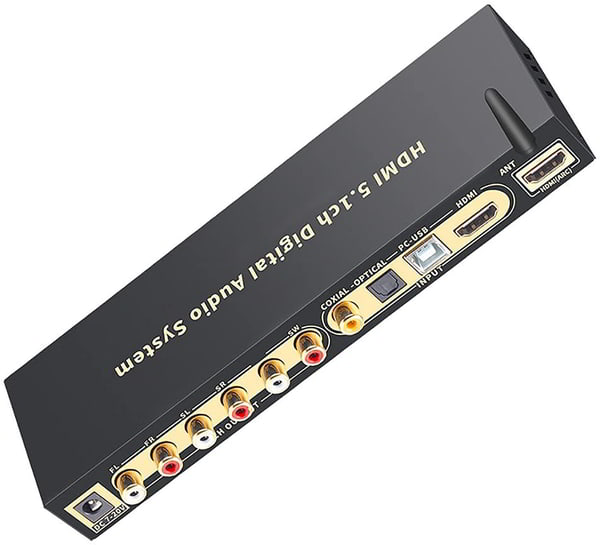 If you are making Dolby Atmos Home Theater at home then you should this HDMI ARC DTS Dolby Hard-Decoding 5.1 Audio Extractor Decoder