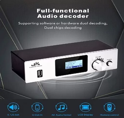 Buy AYINO AC3 DAC DTS / Dolby Atmos Extractor, or Digital Audio Converter with HDMI ARC, Bluetooth/SPDIF/COAXIAL/OPTICAL/PC-USB BT-5.0