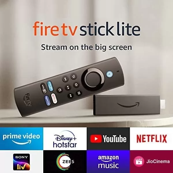 Buy Amazon Fire TV Stick Lite with Alexa Voice Remote. Compare best price on Croma, Amazon, Vijay Sales, Jio Mart, Reliance Digital