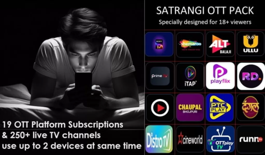 Buy SOLID SATRANGI: Enjoy SonyLiv Pack with 19 OTT Apps